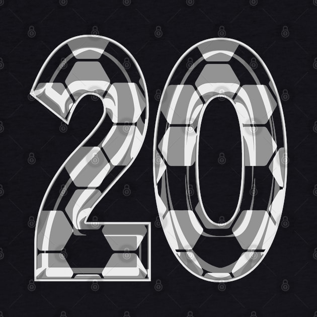 Soccer Number 20 Soccer Jersey #20 Soccer Mom Player Fan by TeeCreations